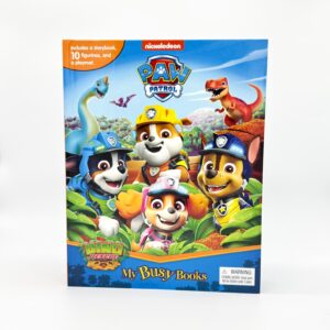 PAW Patrol Dino Rescue – My Busy Books (con figuras y tapete)