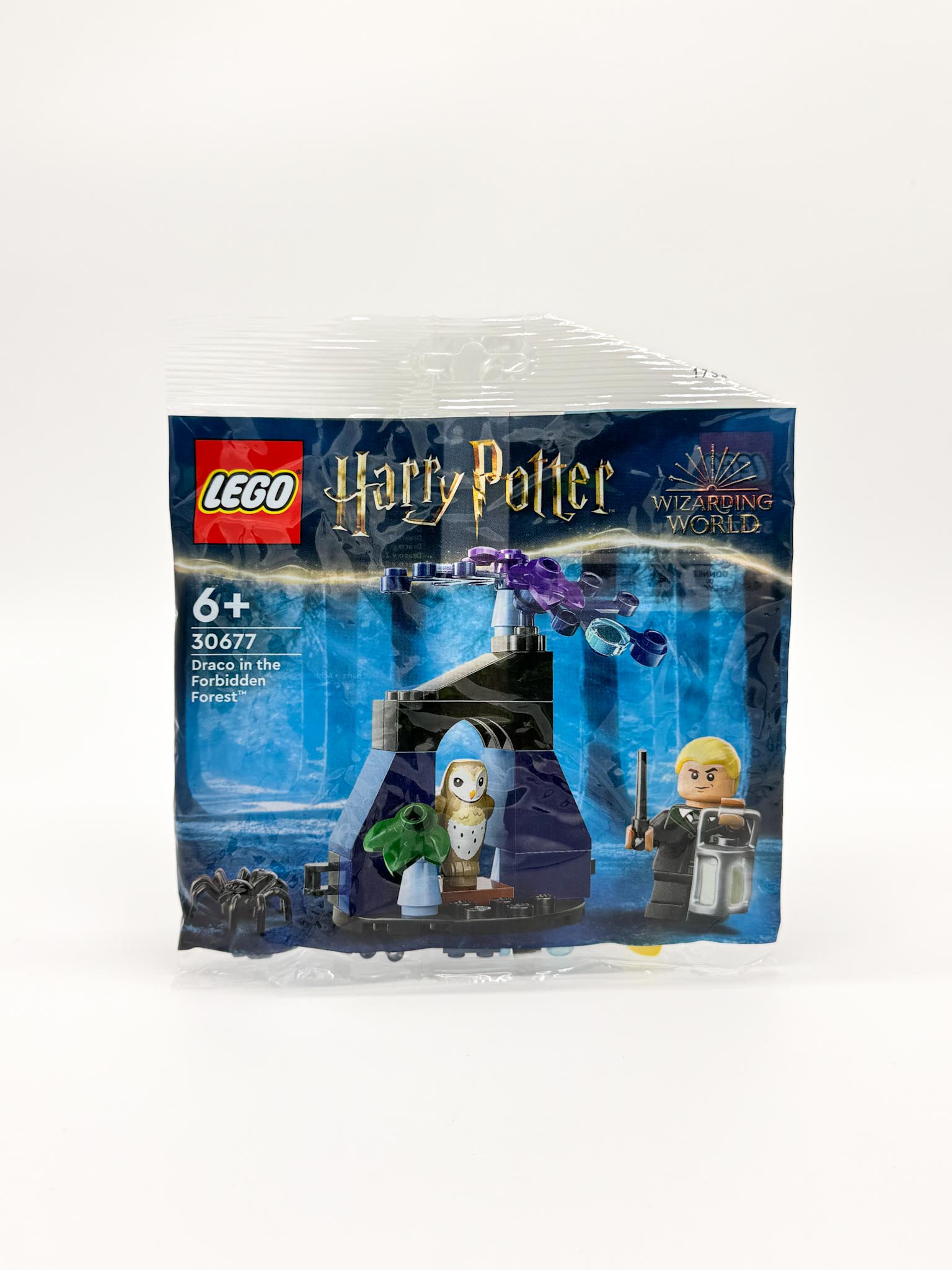 Bolsa de plástico con fichas lego para crear figuras de la saga de Harry Potter