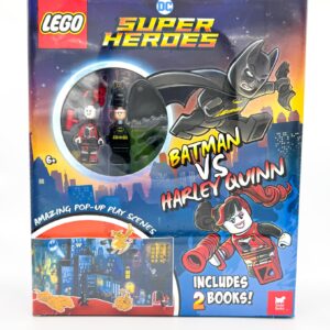 LEGO Super Heroes: Batman vs Harley Quinn – Set con 2 libros y figuras